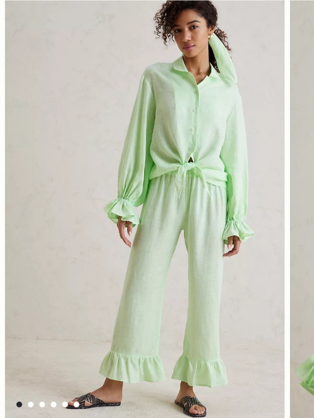 Sleeper Lime Green rumba lounge suit